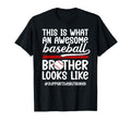 Awesome Baseball Brother Baseball T-Shirt - Custom Art Print Men Women - T-Shirt, Sweatshirt, Hoodie