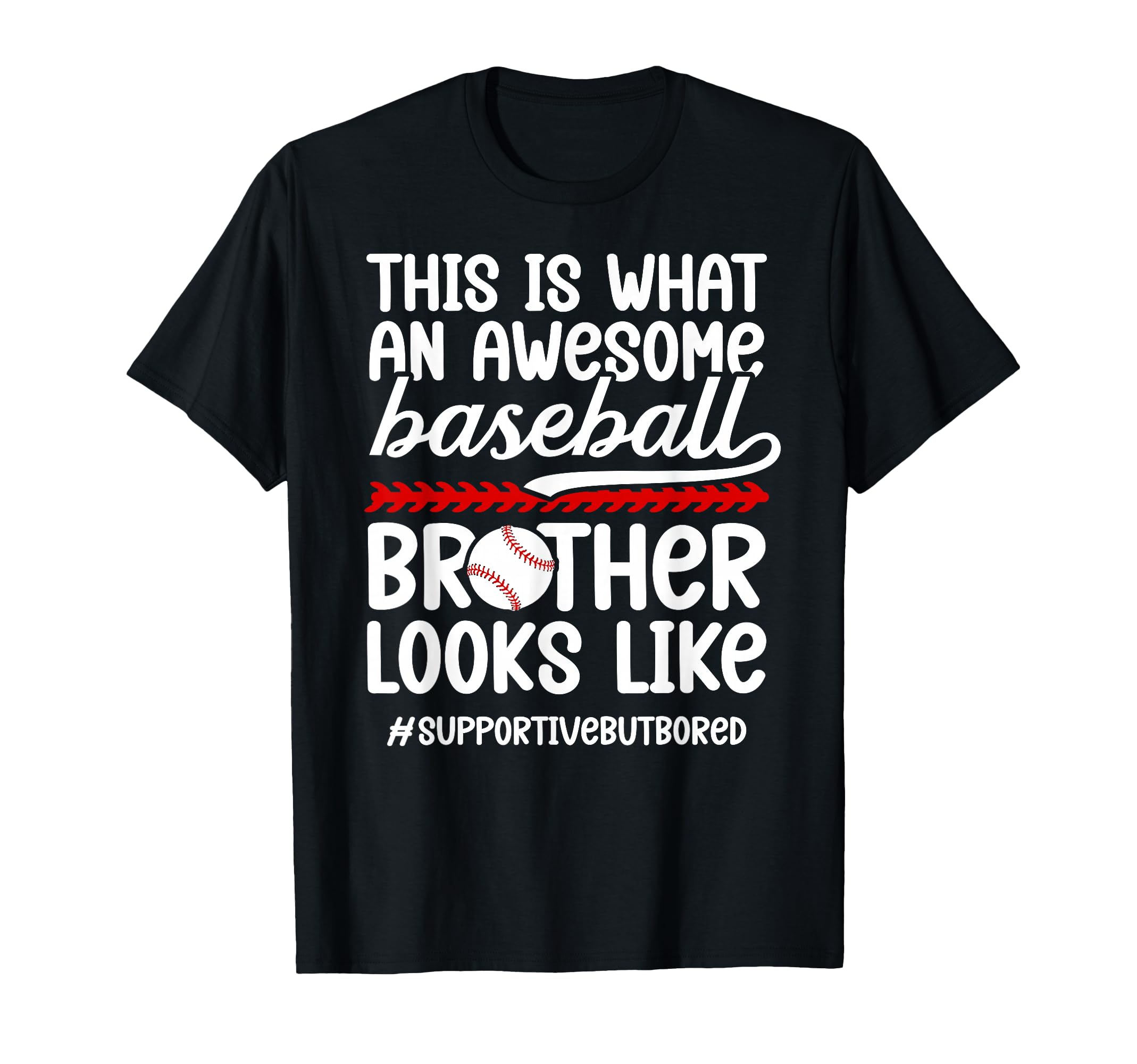 Awesome Baseball Brother Baseball T-Shirt - Custom Art Print Men Women - T-Shirt, Sweatshirt, Hoodie
