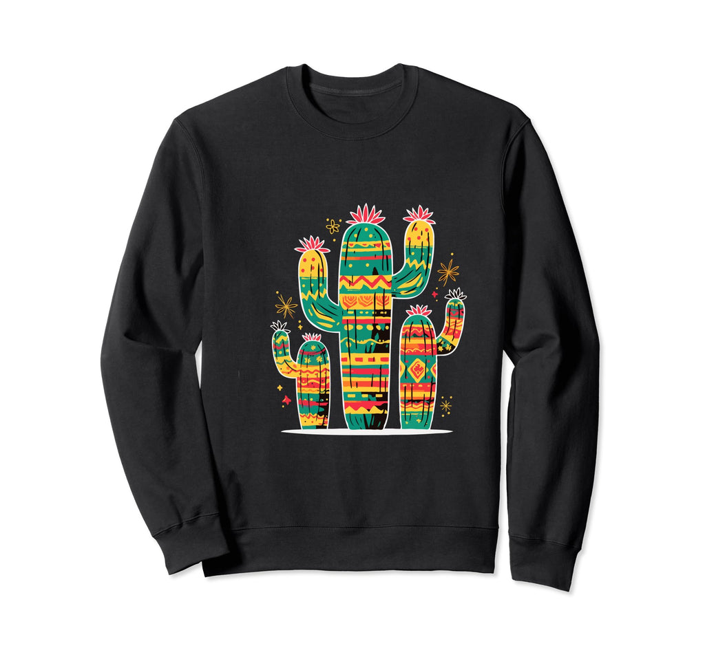 Cactus Serape Succulent Plant Cacti Sweatshirt - Novelty Apparel Unisex - T-Shirt, Sweatshirt, Hoodie