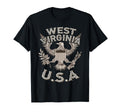 West Virginia Usa Patriot Eagle T-Shirt - Casual Everyday Wear Men Women - T-Shirt, Sweatshirt, Hoodie
