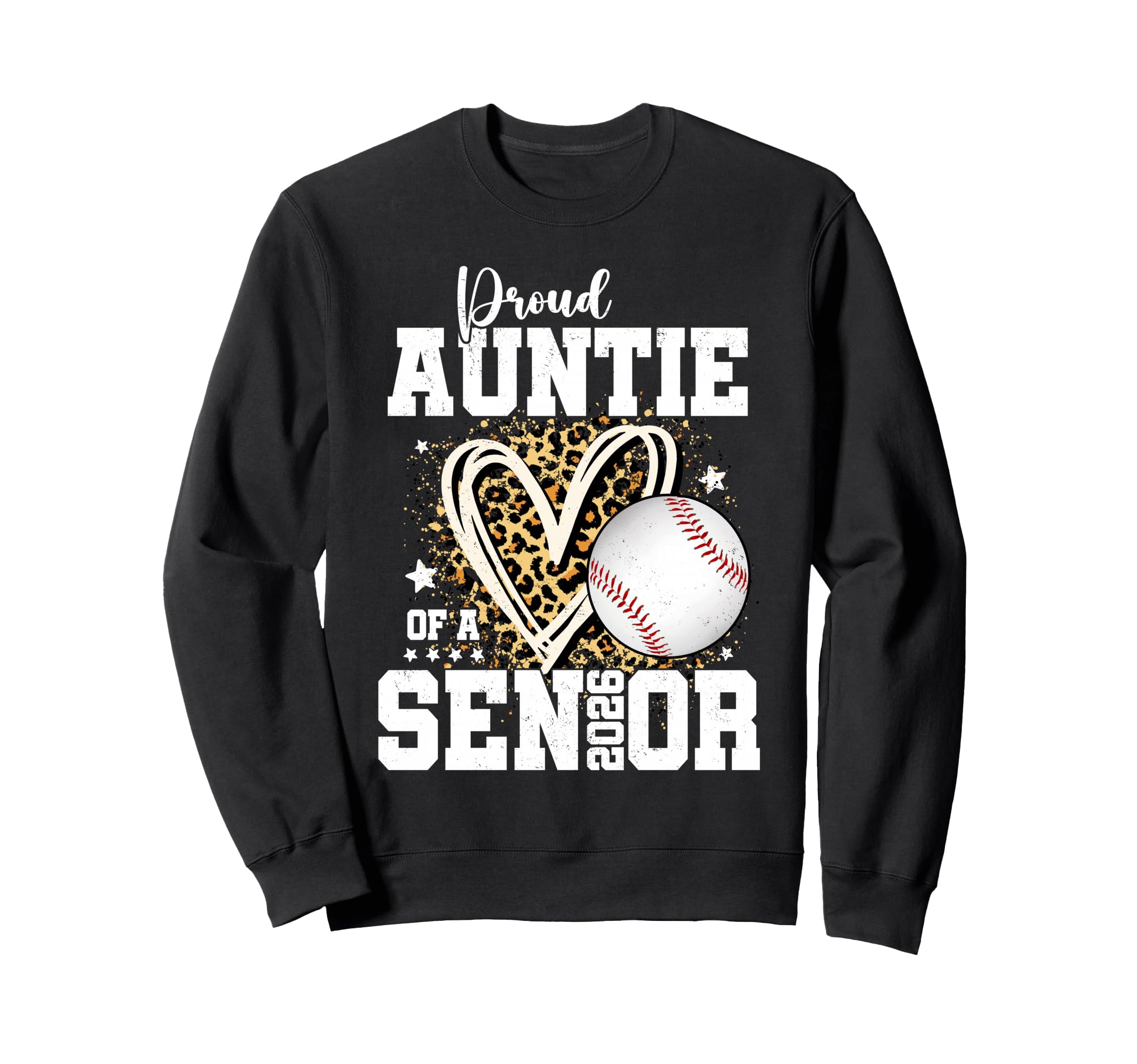 Proud Auntie 2026 Senior Baseball Sweatshirt - Trendy Graphic Men Women - T-Shirt, Sweatshirt, Hoodie