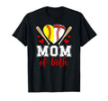 Mom Both Proud Softball Baseball Mom T-Shirt - Custom Art Print for Adults - T-Shirt, Sweatshirt, Hoodie