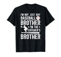 Im Baseball Catcher Brother Baseball T-Shirt - Minimalist Print Men Women - T-Shirt, Sweatshirt, Hoodie