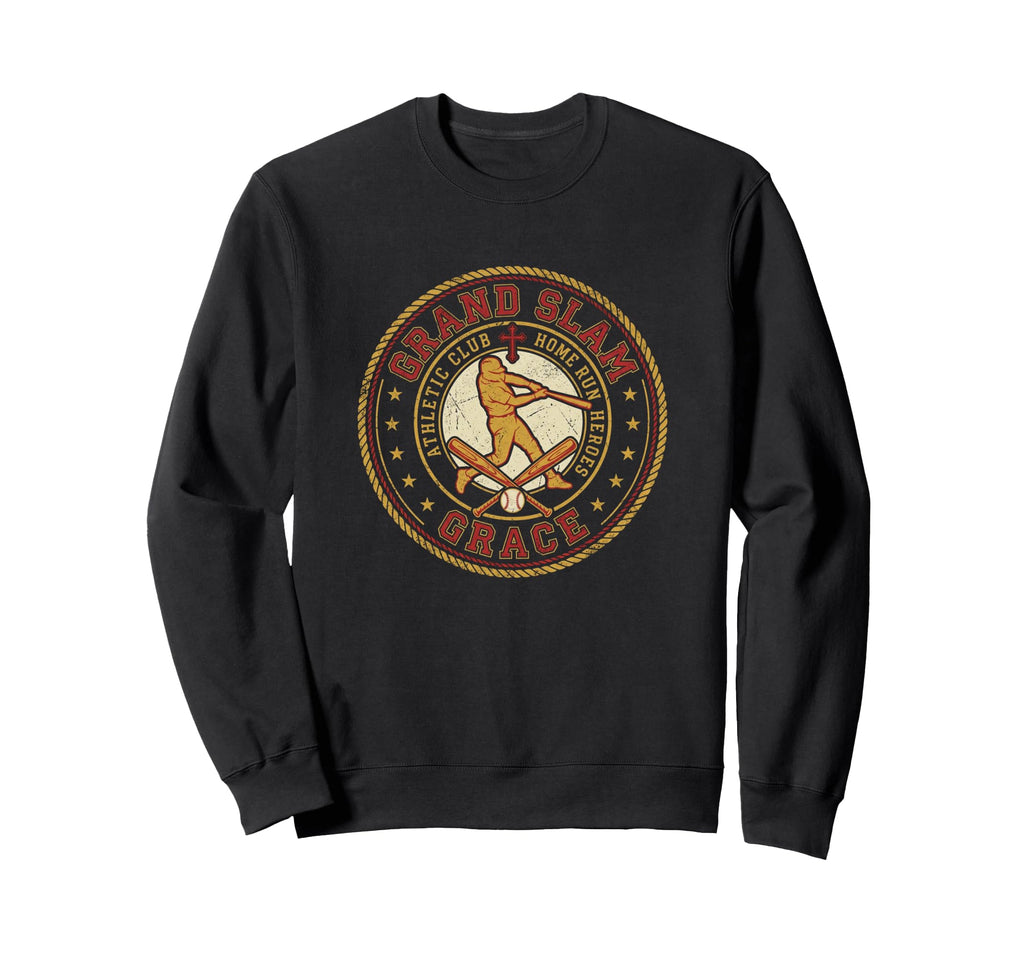Grand Slam Grace Christian Sweatshirt - Fun Novelty Design Men Women - T-Shirt, Sweatshirt, Hoodie