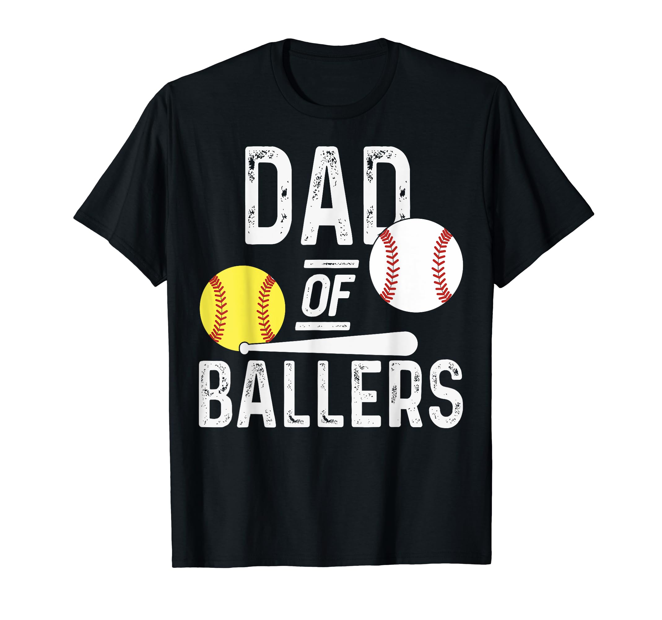 Dad Ballers Funny Dad Baseball And T-Shirt - Novelty Apparel Men Women - T-Shirt, Sweatshirt, Hoodie