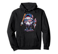 Baseball Drip Ice Cream 4Th July Hoodie - Unique Graphic Men Women - T-Shirt, Sweatshirt, Hoodie