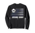 Baseball American Flag Josiah Gray Sweatshirt - Streetwear Style Unisex - T-Shirt, Sweatshirt, Hoodie