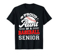 Proud Aunt 2025 Senior Baseball T-Shirt - Minimalist Print for Adults - T-Shirt, Sweatshirt, Hoodie