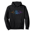 Roller Skating Skate Heartbeat Hoodie - Custom Art Print for Adults - T-Shirt, Sweatshirt, Hoodie