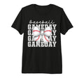 Baseball Game Day Mom Coquette Bow T-Shirt - Novelty Apparel Men Women - T-Shirt, Sweatshirt, Hoodie