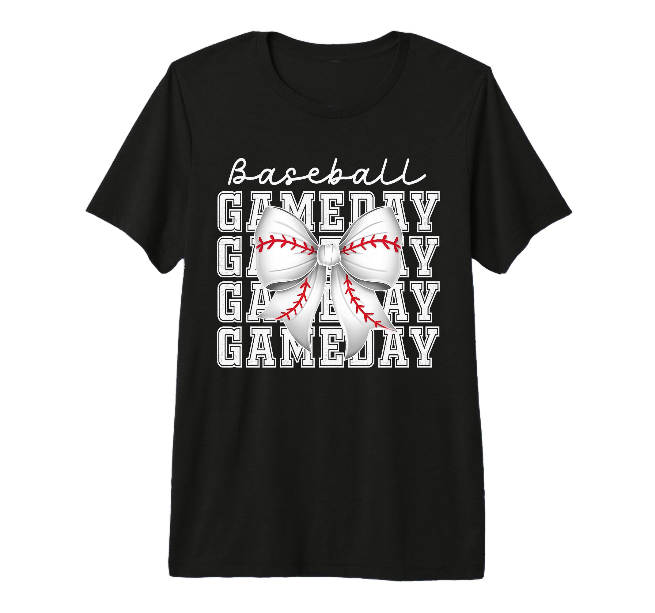 Baseball Game Day Mom Coquette Bow T-Shirt - Novelty Apparel Men Women - T-Shirt, Sweatshirt, Hoodie