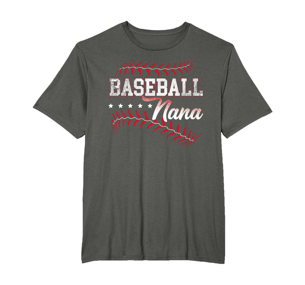 Baseball Nana Baseball Grandma Gift T-Shirt - Custom Art Print Men Women - T-Shirt, Sweatshirt, Hoodie