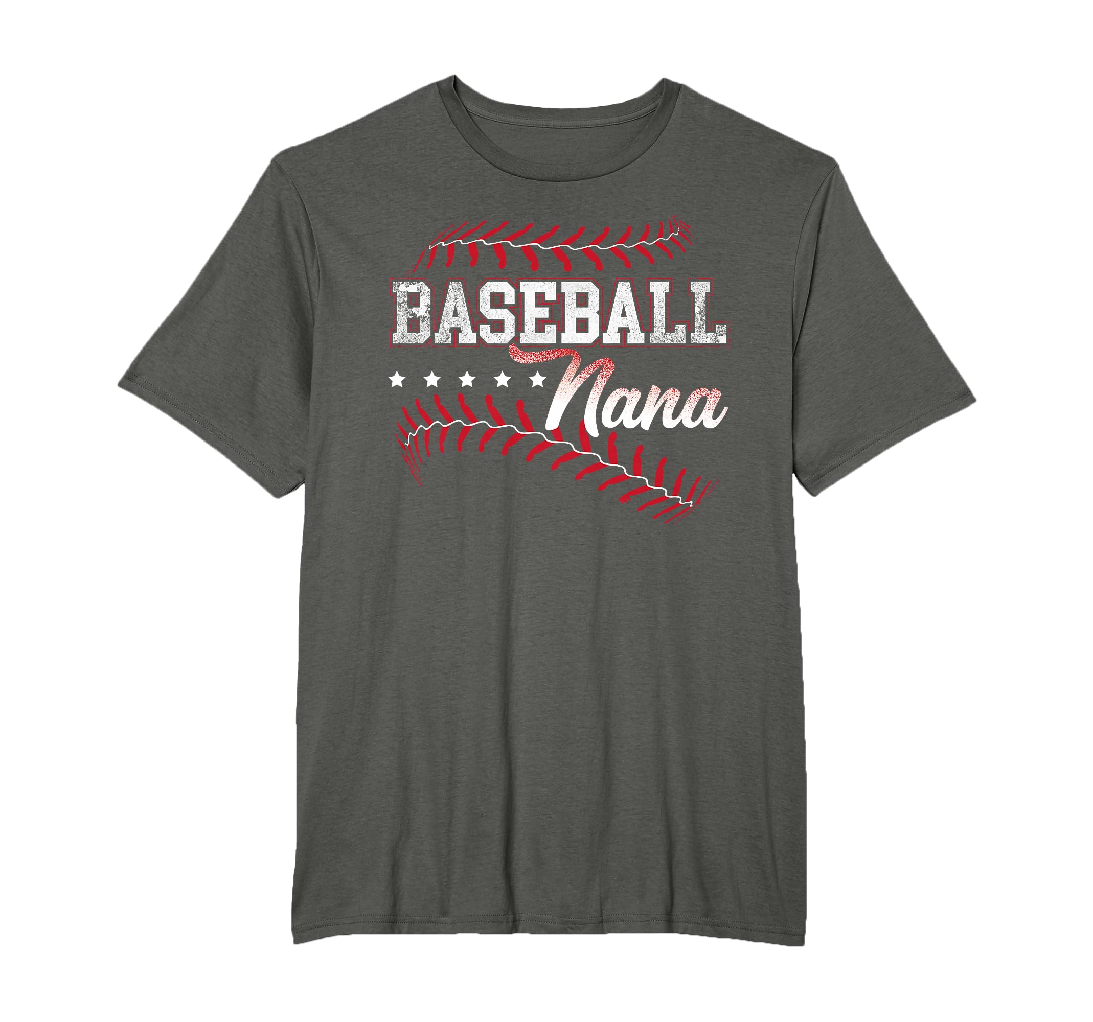 Baseball Nana Baseball Grandma Gift T-Shirt - Custom Art Print Men Women - T-Shirt, Sweatshirt, Hoodie