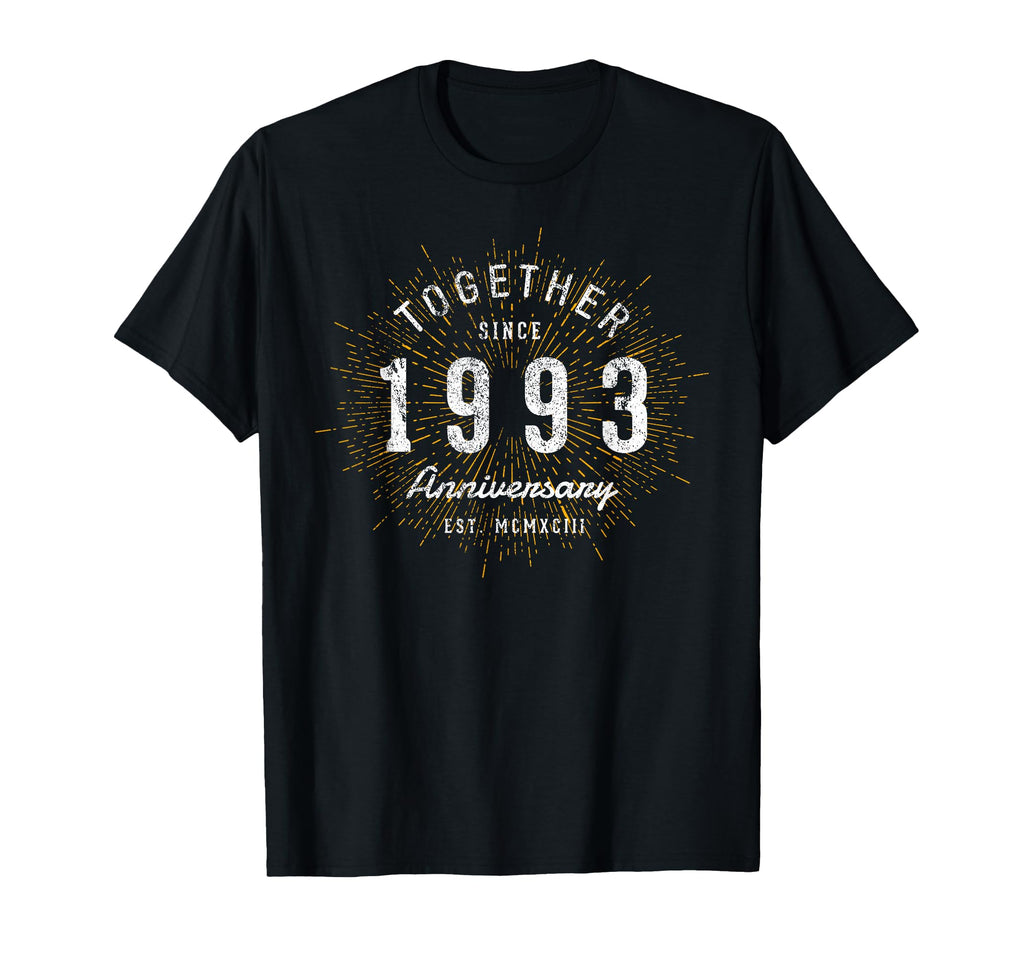 Looking Anniversary Together Since 1993 T-Shirt - Minimalist Print Unisex - T-Shirt, Sweatshirt, Hoodie