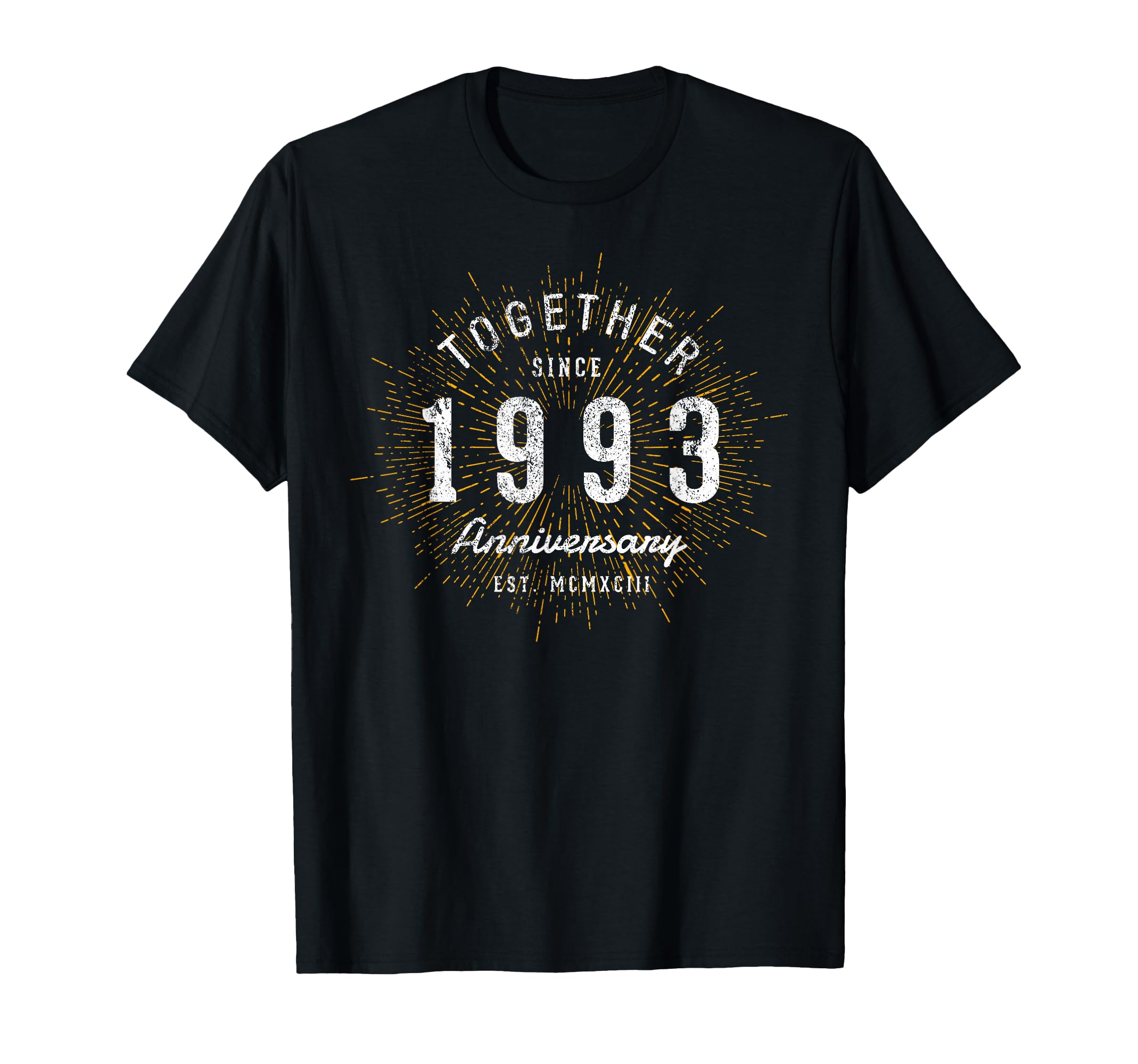 Looking Anniversary Together Since 1993 T-Shirt - Minimalist Print Unisex - T-Shirt, Sweatshirt, Hoodie