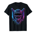 Baseball Catcher Mask Paint Dripping T-Shirt - Minimalist Print Men Women - T-Shirt, Sweatshirt, Hoodie