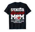 Funny Baseball Senior Mom 2026 T-Shirt - Custom Art Print for Adults - T-Shirt, Sweatshirt, Hoodie