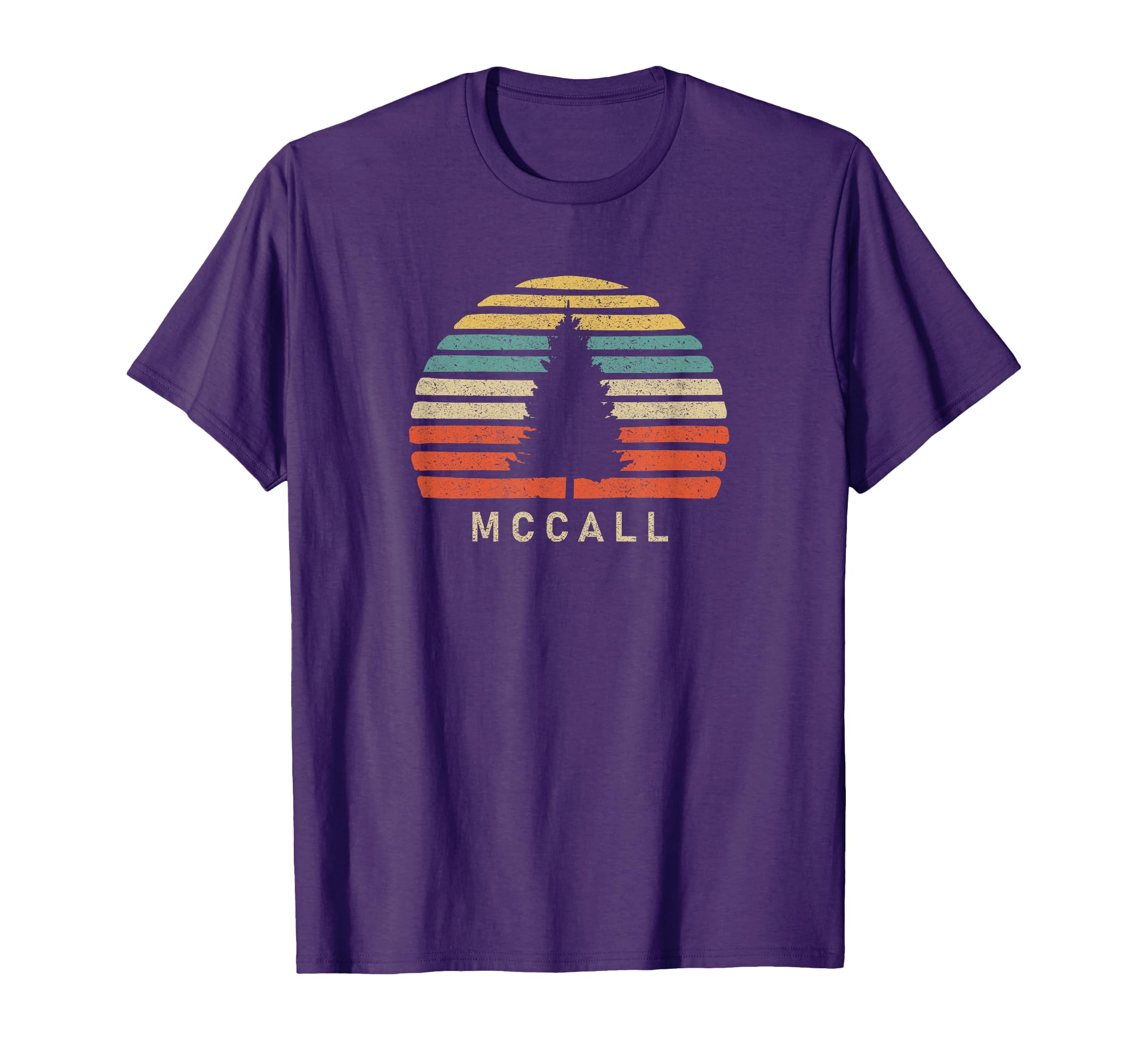 Sunset Mccall Idaho Pine Tree T-Shirt - Fun Novelty Design Men Women - T-Shirt, Sweatshirt, Hoodie