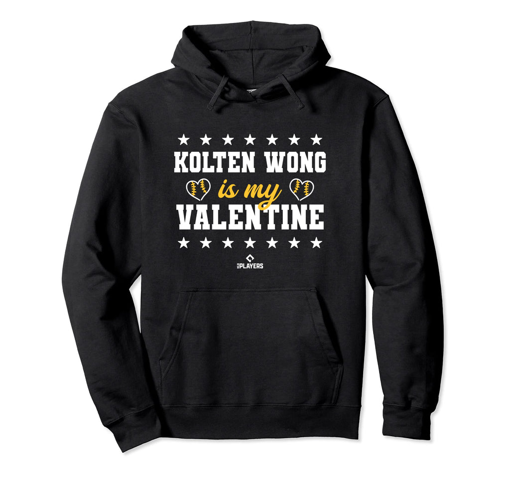 Kolten Wong Is My Valentine Milwaukee Hoodie - Unique Graphic Men Women - T-Shirt, Sweatshirt, Hoodie