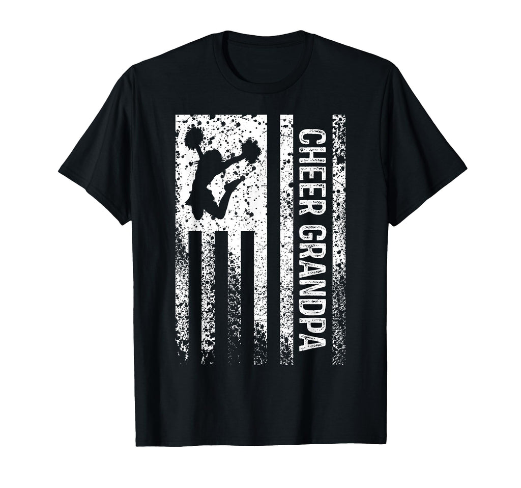 Cheer Grandpa American Flag T-Shirt - Streetwear Style Men Women - T-Shirt, Sweatshirt, Hoodie