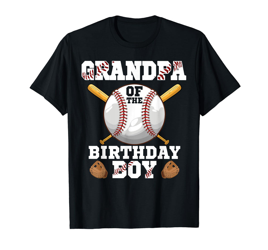 Grandpa Birthday Baseball 1St T-Shirt - Custom Art Print for Adults - T-Shirt, Sweatshirt, Hoodie