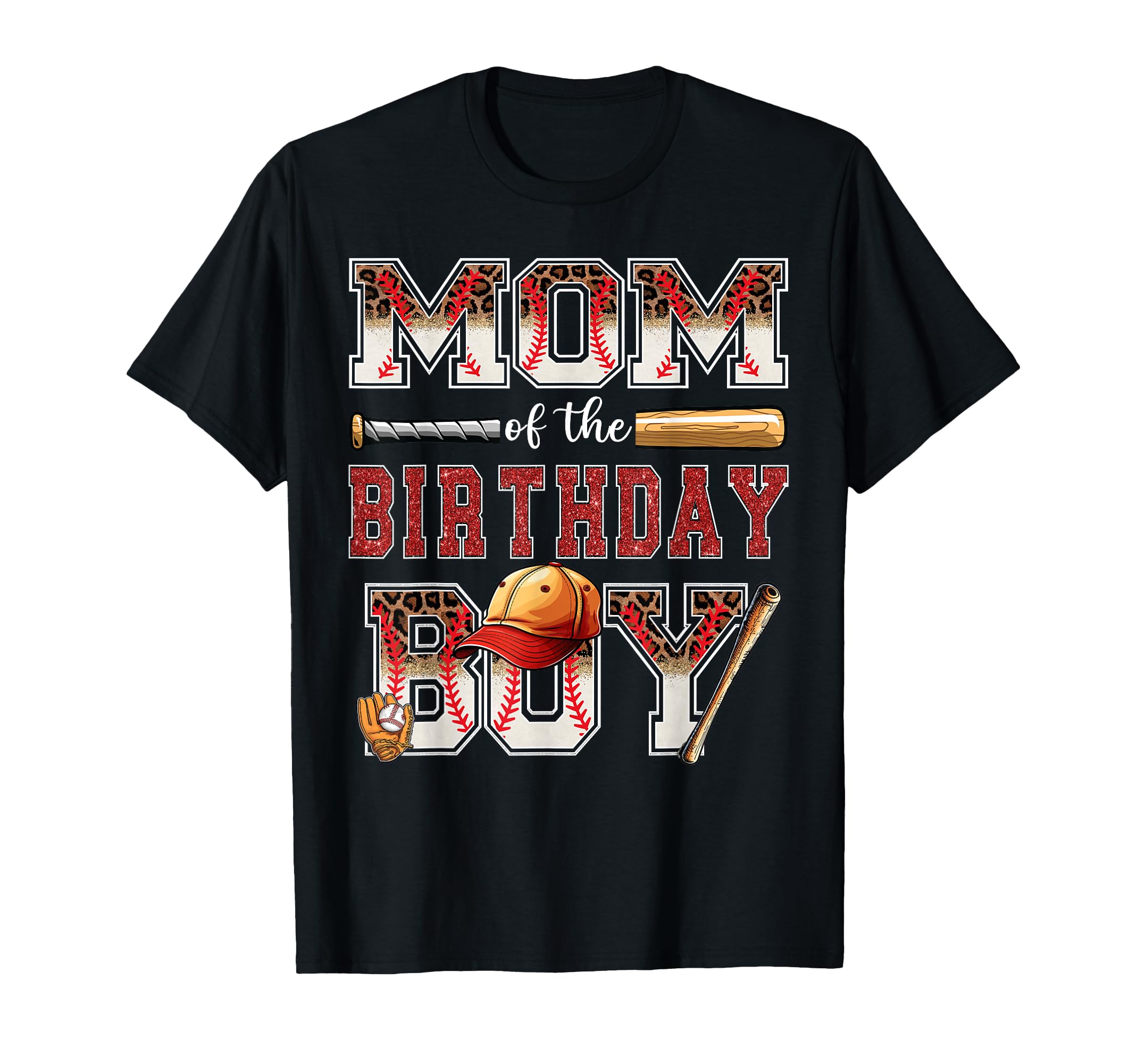 Mom Birthday Baseball Player Bday T-Shirt - Aesthetic Graphic Men Women - T-Shirt, Sweatshirt, Hoodie