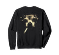 Chihuahua Smoking Cigarette Grunge Sweatshirt - Minimalist Print Unisex - T-Shirt, Sweatshirt, Hoodie