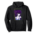 Aesthetic Vaporwave Shy Waifu Anime Hoodie - Streetwear Style for Adults - T-Shirt, Sweatshirt, Hoodie
