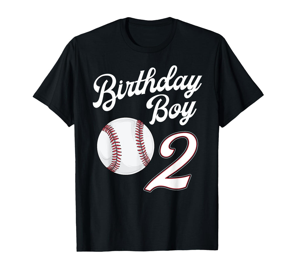 2 Years Old Baseball Themed 2Nd T-Shirt - Casual Everyday Wear Unisex - T-Shirt, Sweatshirt, Hoodie