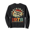 1978 Cassette Tape 46Th Birthday Sweatshirt - Custom Art Print Unisex - T-Shirt, Sweatshirt, Hoodie