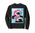 Ramen Sushi Great Wave Glitchy Sweatshirt - Fun Novelty Design for Adults - T-Shirt, Sweatshirt, Hoodie