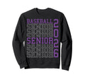 Baseball Senior Night Baseball Senior Sweatshirt - Streetwear Style Unisex - T-Shirt, Sweatshirt, Hoodie