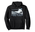 Ski Lake Placid Ny Illustration Snow Ski Hoodie - Unique Graphic for Adults - T-Shirt, Sweatshirt, Hoodie