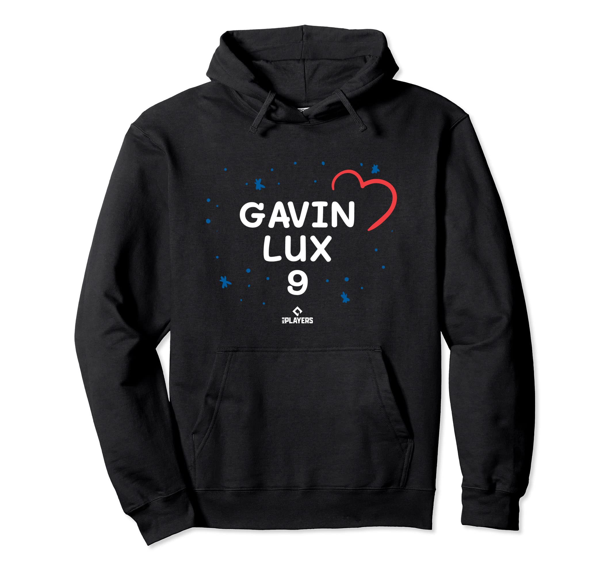 Gavin Lux Heart Los Angeles Hoodie - Minimalist Print for Adults - T-Shirt, Sweatshirt, Hoodie
