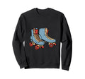 Blue Roller Skates Rollerblades Sweatshirt - Unique Graphic Men Women - T-Shirt, Sweatshirt, Hoodie