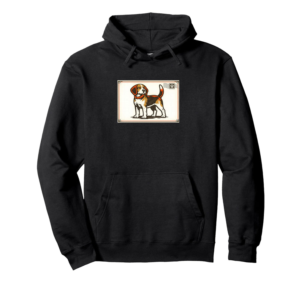 Beagle Postcard Hoodie - Aesthetic Graphic Men Women - T-Shirt, Sweatshirt, Hoodie