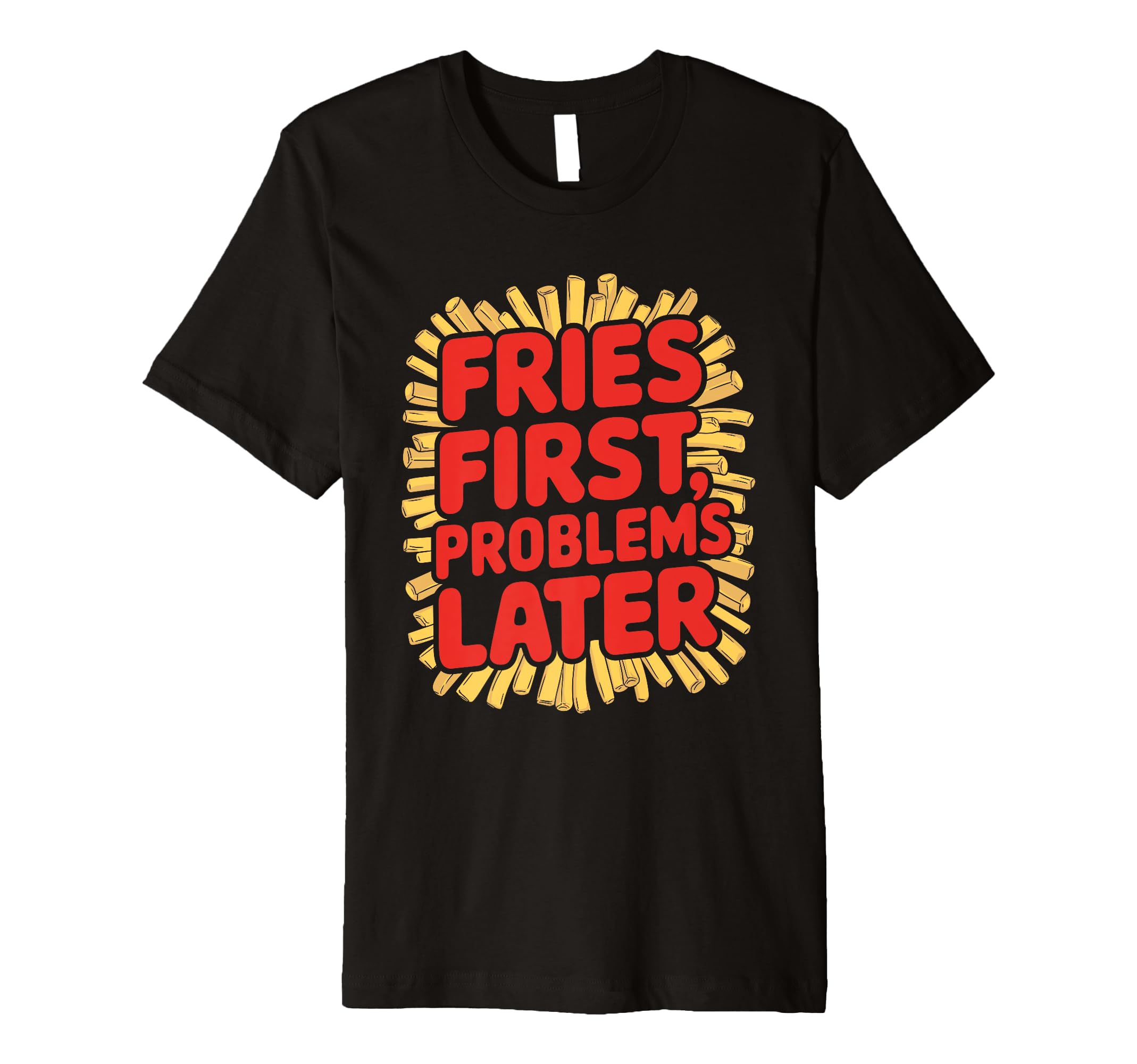 Fast Food Nostalgia Diner Fries T-Shirt - Fun Novelty Design for Adults - T-Shirt, Sweatshirt, Hoodie