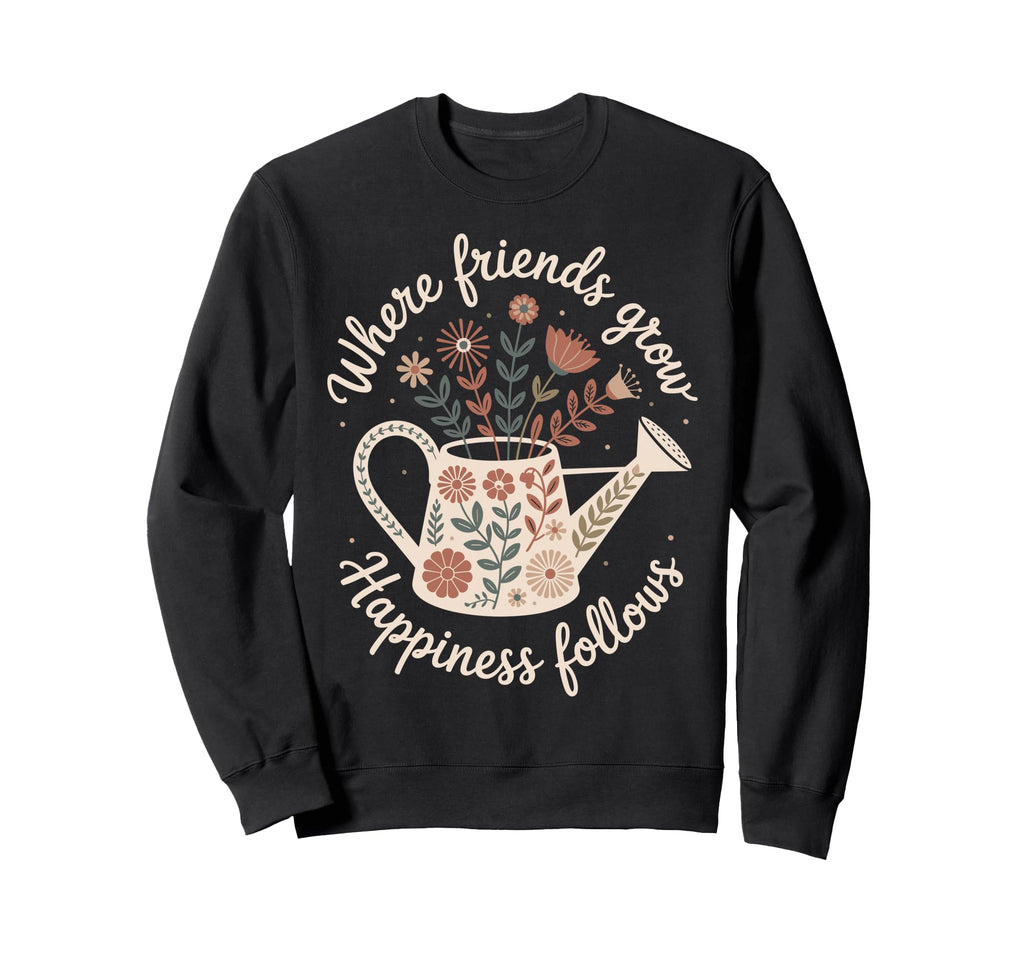 Garden Friends Boho Wildflower Can Sweatshirt - Novelty Apparel Men Women - T-Shirt, Sweatshirt, Hoodie