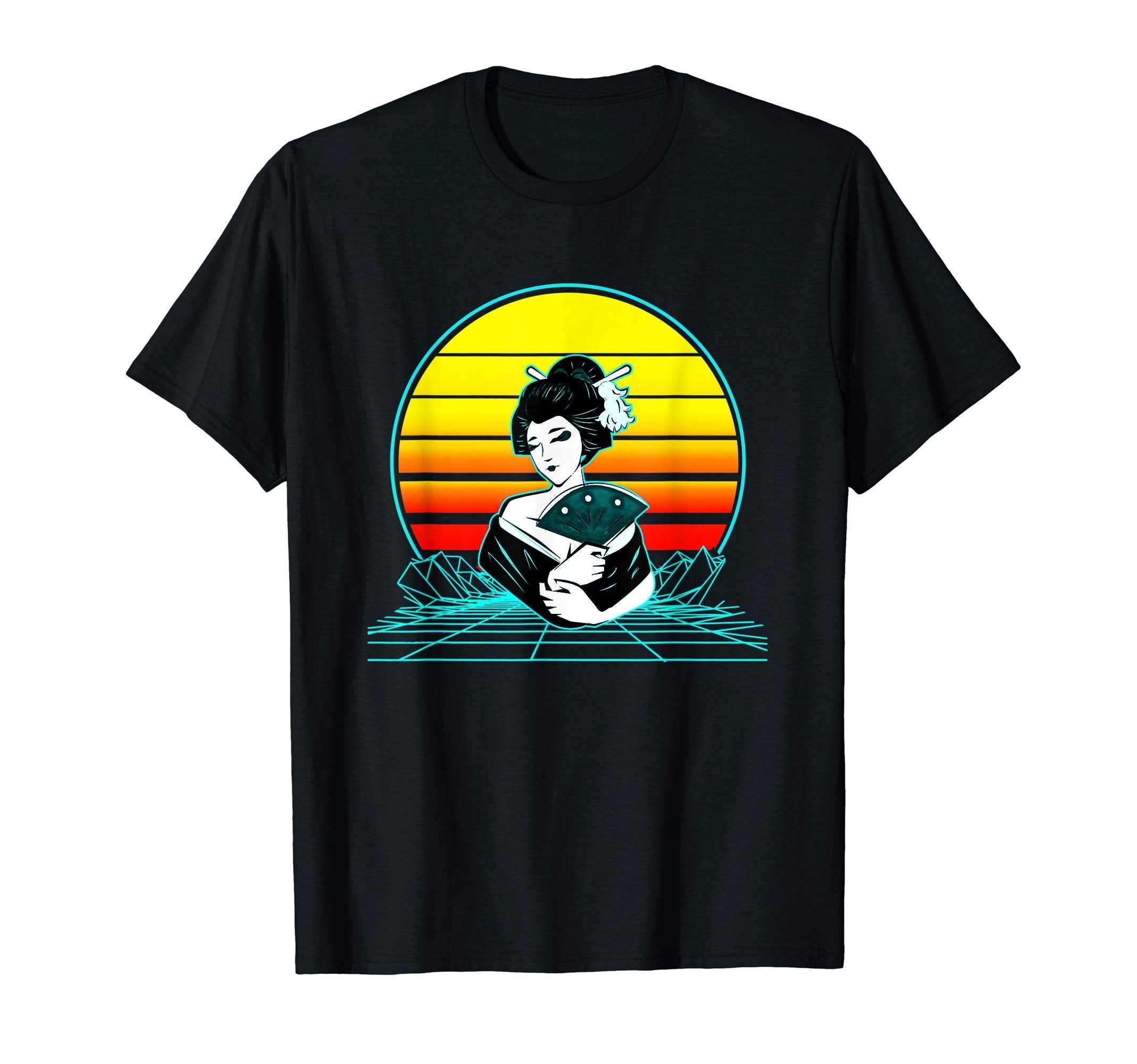 Sunset Geisha T-Shirt - Streetwear Style Men Women - T-Shirt, Sweatshirt, Hoodie