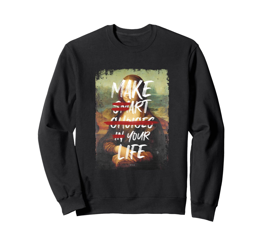 Mona Lisa Aesthetic Y2K Streetwear Sweatshirt - Novelty Apparel Men Women - T-Shirt, Sweatshirt, Hoodie