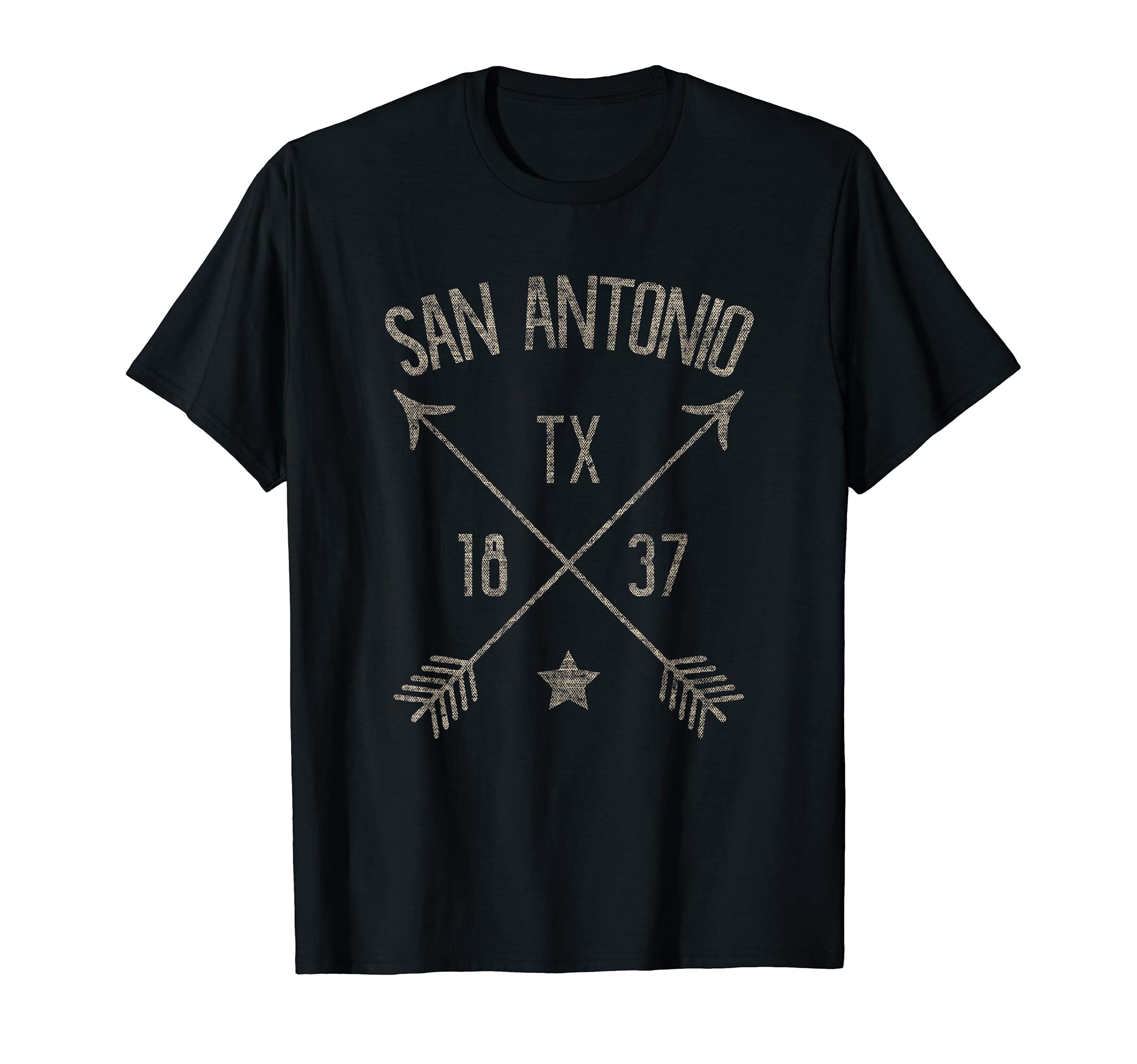 San Antonio Tx Home City Distressed Arrows T-Shirt - Unique Graphic Unisex - T-Shirt, Sweatshirt, Hoodie