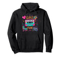 80S Just Wanna Have Fun Cassette Skate Hoodie - Aesthetic Graphic Unisex - T-Shirt, Sweatshirt, Hoodie