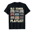 Funny Old School Playlist Cassette T-Shirt - Unique Graphic for Adults - T-Shirt, Sweatshirt, Hoodie