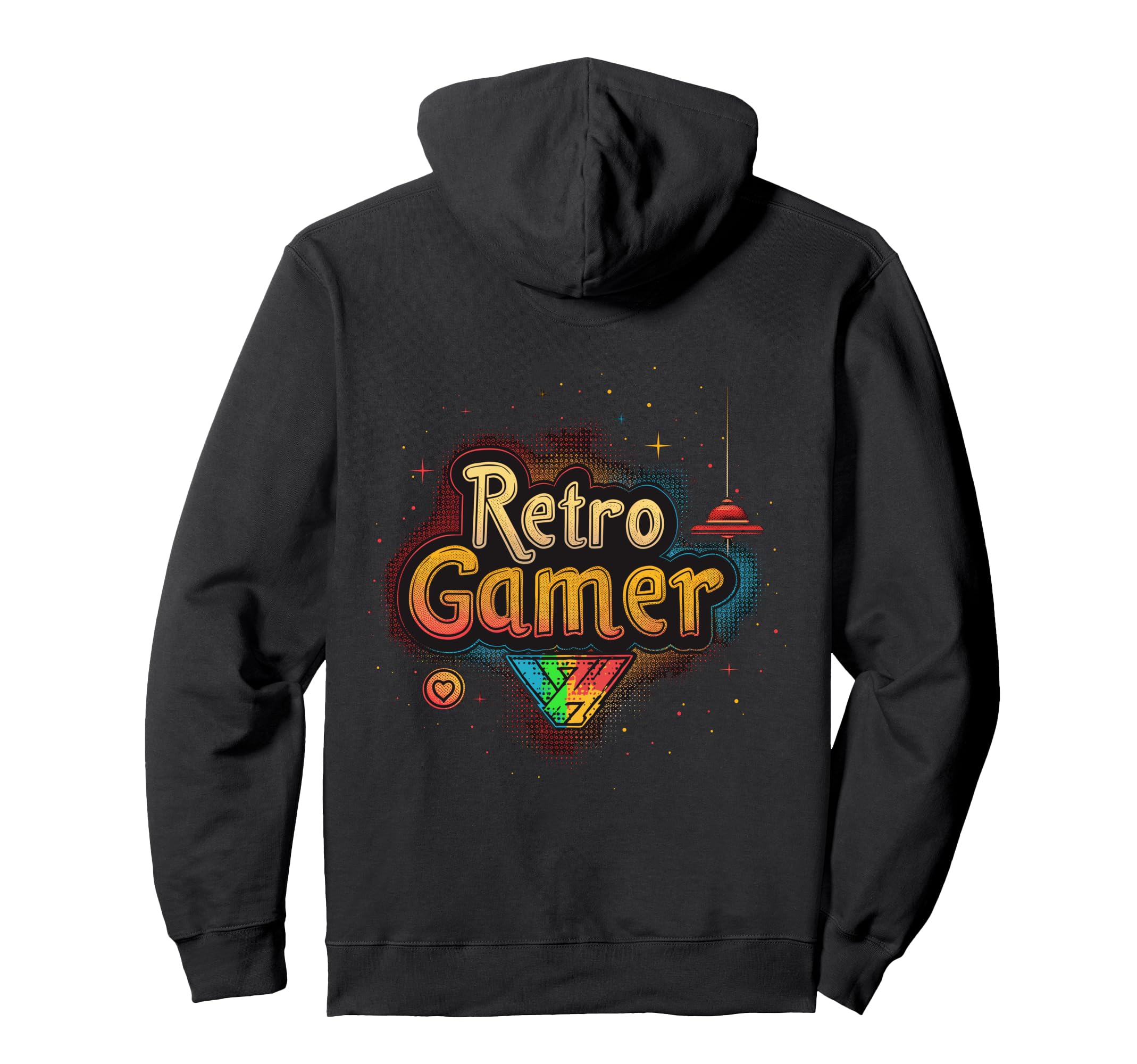 Gamer 80S Arcade Gaming Gift Hoodie - Fun Novelty Design for Adults - T-Shirt, Sweatshirt, Hoodie
