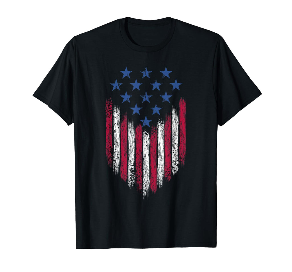 American Flag Stars And Stripes Usa T-Shirt - Casual Everyday Wear Unisex - T-Shirt, Sweatshirt, Hoodie