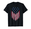 American Flag Stars And Stripes Usa T-Shirt - Casual Everyday Wear Unisex - T-Shirt, Sweatshirt, Hoodie