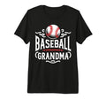 Baseball Grandma Grandmother Granny T-Shirt - Aesthetic Graphic Unisex - T-Shirt, Sweatshirt, Hoodie