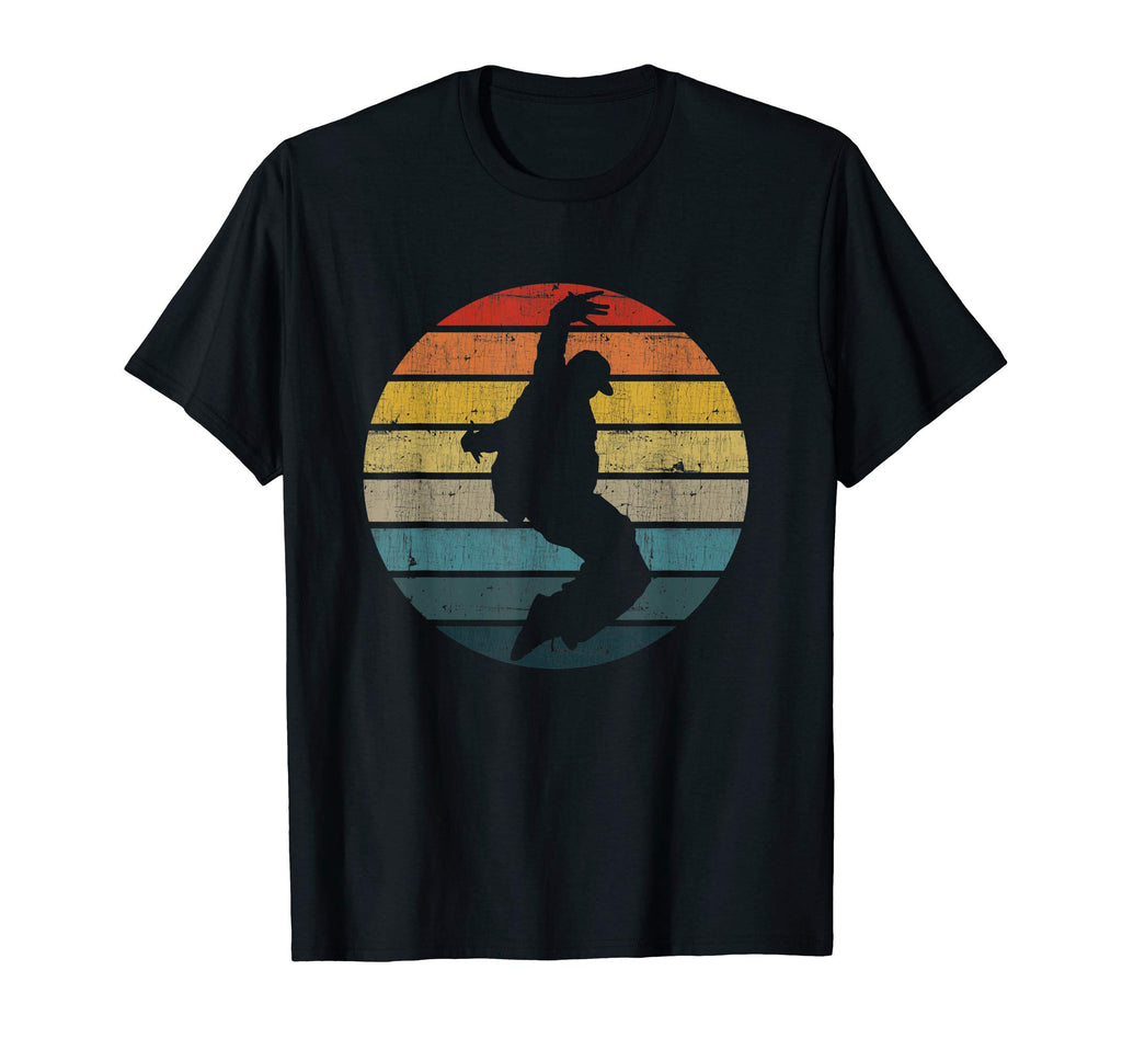 Break Dance Silhouette Distressed T-Shirt - Custom Art Print Men Women - T-Shirt, Sweatshirt, Hoodie