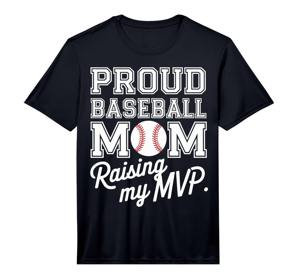 Mens Proud Baseball Mom Raising My T-Shirt - Aesthetic Graphic for Adults - T-Shirt, Sweatshirt, Hoodie