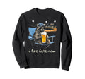 Funny Raccoon Ballfield Baseball Sweatshirt - Unique Graphic Men Women - T-Shirt, Sweatshirt, Hoodie